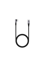 ttec 2DK63S AlumiCable USB-C USB-C 60W PD/QC 90° L Tasarımlı Gamer Oyuncu 150cm Hızlı Şarj/Data Kablosu-Siyah