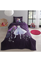 Özdilek Frozen Natural Tek Kişilik Disney Lisanslı Lastikli Çarşaf Çocuk Pike Takımı
