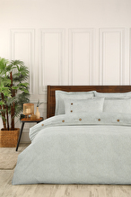 Sadem Organik Soft Linen King Size Saten Nevresim Takımı