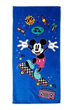 Özdilek Mickey Mouse Summer Disney Lisanslı Kadife Plaj Havlusu 60x120 cm