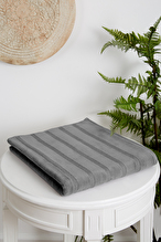 Sadem Organik Stripe Banyo Havlusu 90x150 cm