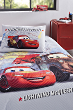 Özdilek Cars On The Road Tek Kişilik Disney Lisanslı Lastikli Çarşaf Kapitone Çocuk Nevresim Takımı