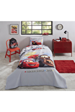 Özdilek Cars On The Road Tek Kişilik Disney Lisanslı Lastikli Çarşaf Kapitone Çocuk Nevresim Takımı