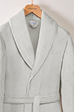 Cottons & Clouds Solid Towel Şal Yaka Bornoz