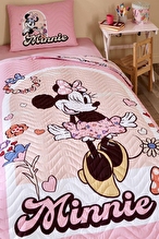 Özdilek Minnie Garden Tek Kişilik Lastikli Çarşaf Çocuk Nevresim Takımı
