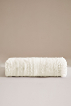 Cottons & Clouds Weave Waffle Throw Örtü 140 x 245 cm