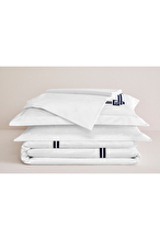 Cottons & Clouds Art Deco Lastikli Çarşaf Süper King Size Nakışlı Saten Nevresim Takımı