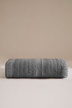 Cottons & Clouds Weave Waffle Throw Örtü 160 x 245 cm