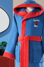 Özdilek Spiderman Sense Lisanslı Kapüşonlu Çocuk Bornozu 7/8 Yaş