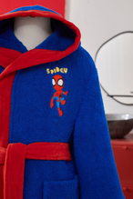 Özdilek Spidey Power Lisanslı Kapüşonlu Çocuk Bornozu 11/12 Yaş