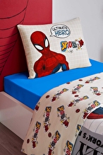 Özdilek Spiderman Web Sling Tek Kişilik Lisanslı Lastikli Çocuk Nevresim Takımı
