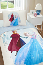 Özdilek Frozen Elsa Anna Tek Kişilik Disney Lisanslı Lastikli Çocuk Nevresim Takımı