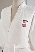 Özdilek Sweet Cherry Nakışlı Kimono Bornoz