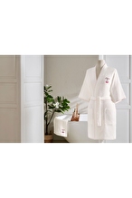 Özdilek Sweet Cherry Nakışlı Kimono Bornoz