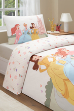 Özdilek Princess Vibes Tek Kişilik Disney Lisanslı Lastikli Çarşaf Çocuk Nevresim Takımı