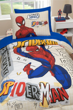 Özdilek Spiderman Web Slinger Tek Kişilik Lisanslı Lastikli Çarşaf Çocuk Uyku Seti