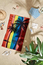 Özdilek Sunwave Sunset Palms Plaj Havlu 90x150 cm