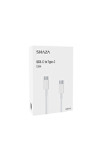 SHAZA Orijinal Sarım Type-C To Type-C Şarj/ Veri Kablosu