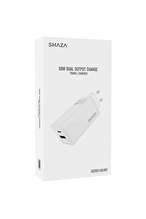 SHAZA Çift Çıkışlı Usb QC3.0& Type-C PD 65W Şarj Adaptörü