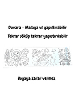 Lino Yapışkanlı Boyama Rulosu Dream