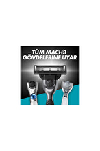 Gillette Mach3 4lü Bıçak Charcoal