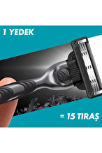 Gillette Mach3 8'Li Bıçak Charcoal