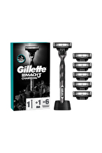 Gillette Mach3 Charcoal H+6 Tıraş Bıçağı