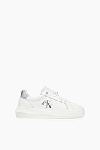 Calvin Klein Jeans Kadın Chunky Cupsole Lth Silver Ayakkabı YW0YW0187602R