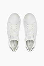 Calvin Klein Jeans Kadın Chunky Cupsole Lth Silver Ayakkabı YW0YW0187602R