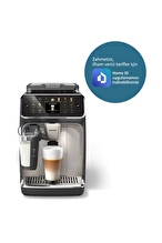 Philips Tam Otomatik Espresso Makinesi Krom Siyah EP5547/90
