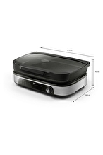 Philips 500 Serisi Elektrikli Izgara PD 645 HD6212/90