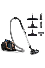 Philips BXA00116/00 2'li Set - Philips Toz Torbasız Süpürge XB7151/07 + Philips HV Buharlı Ütü Açık Koyu Mavi DST 7041/20