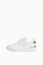 Tommy Hilfiger Kadın Lux Court Sneaker Monogram Ayakkabı FW0FW083810K4