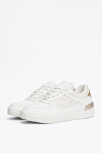 Tommy Hilfiger Kadın Lux Court Sneaker Monogram Ayakkabı FW0FW083810K4