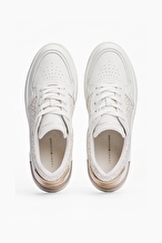 Tommy Hilfiger Kadın Lux Court Sneaker Monogram Ayakkabı FW0FW083810K4