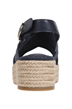 Tommy Hilfiger Kadın Denim Espadrille Platform Sandalet FW0FW08669DW6