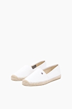 Tommy Hilfiger Kadın Flag Canvas Espadrille Ayakkabı FW0FW08541YBL