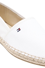 Tommy Hilfiger Kadın Flag Canvas Espadrille Ayakkabı FW0FW08541YBL