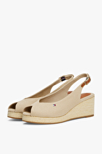 Tommy Hilfiger Kadın Flag Mid Wedge Espad Slingback Sandalet FW0FW08595ACC