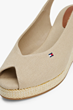 Tommy Hilfiger Kadın Flag Mid Wedge Espad Slingback Sandalet FW0FW08595ACC