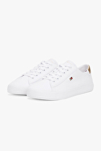 Tommy Hilfiger Kadın Vulc Canvas Lace Up Ayakkabı FW0FW08647YBS