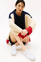 Tommy Hilfiger Kadın Vulc Canvas Lace Up Ayakkabı FW0FW08647YBS