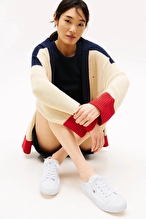 Tommy Hilfiger Kadın Vulc Canvas Lace Up Ayakkabı FW0FW08647YBS