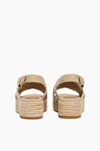Tommy Hilfiger Kadın Denim Espadrille Platform Sandalet FW0FW08669ACC