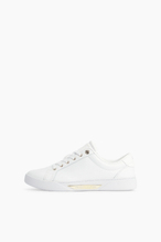 Tommy Hilfiger Kadın Golden HW Court Sneaker Ayakkabı FW0FW075600K7