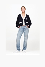 Tommy Hilfiger Kadın Webbing Court Sneaker Ayakkabı FW0FW08071YBS