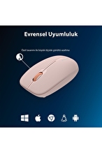 Philips SPK7418 Kablosuz Bluetooth 1600DPI 4 Tuşlu Optik Sessiz Mouse Pembe