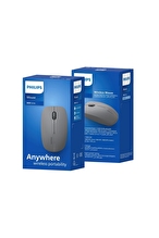 Philips SPK7418 Kablosuz Bluetooth 1600DPI 4 Tuşlu Optik Sessiz Mouse Gri