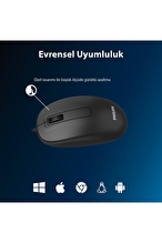 Philips SPK7238 USB Kablolu 1200DPI 3 Tuşlu Optik Mouse Siyah
