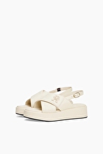 Tommy Hilfiger Kadın Hw Padded Leather Sandal Sandalet FW0FW08808ACJ